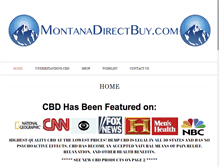 Tablet Screenshot of montanadirectbuy.com